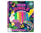 Kaleidoscope Neon Jungle Colouring Kit