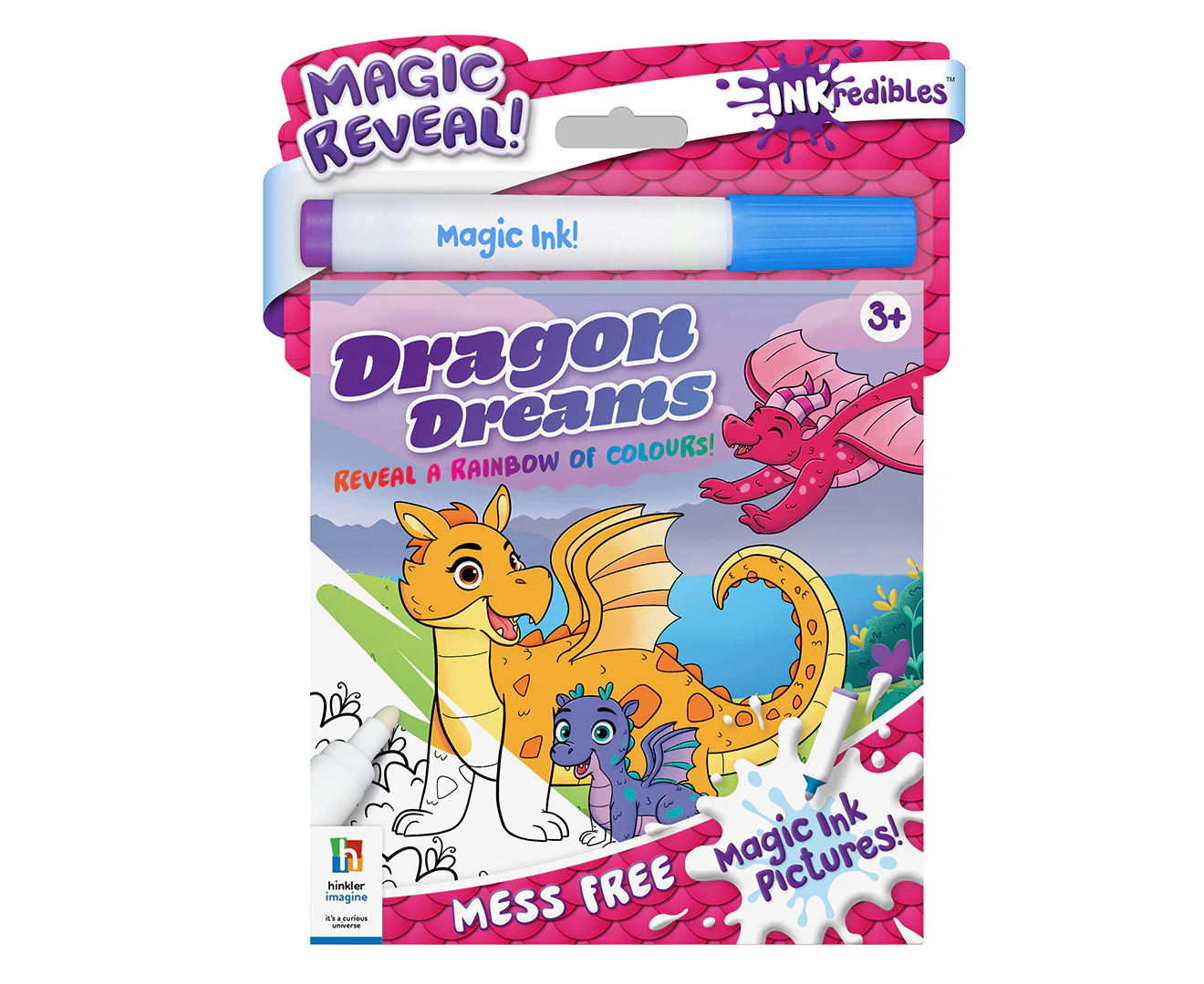 INKredibles Dragon Dreams Magic Ink Pictures Activity Set