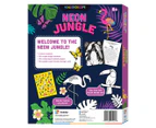 Kaleidoscope Neon Jungle Colouring Kit