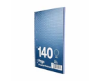 140 Page A4 Lecture Notebook, Navy - Anko