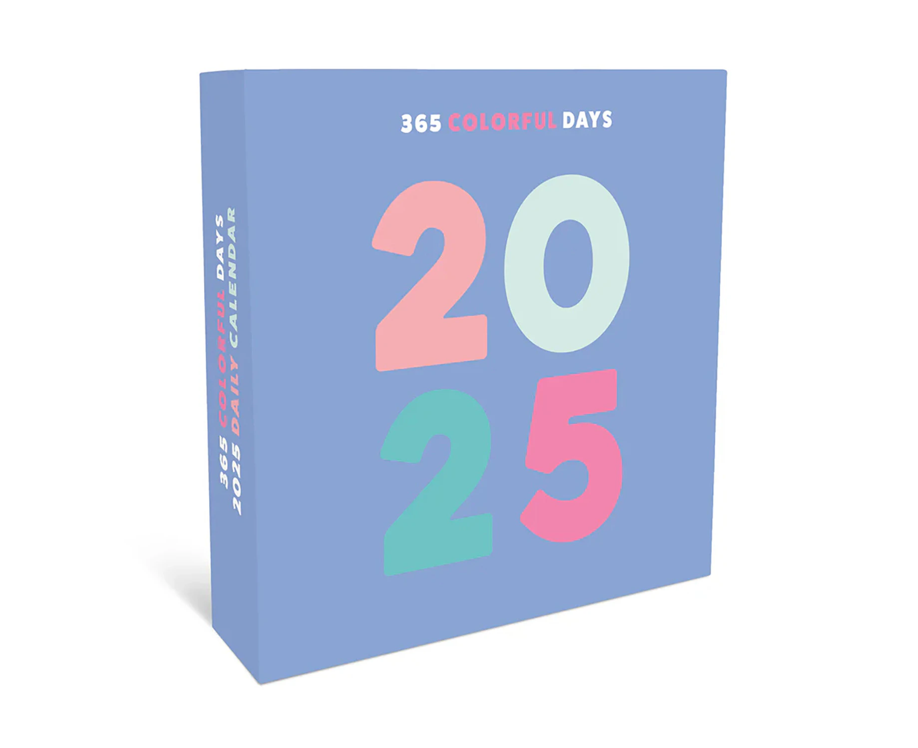 2025 Calendar Colorful Typography 365 Days Boxed Graphique de France GF35726