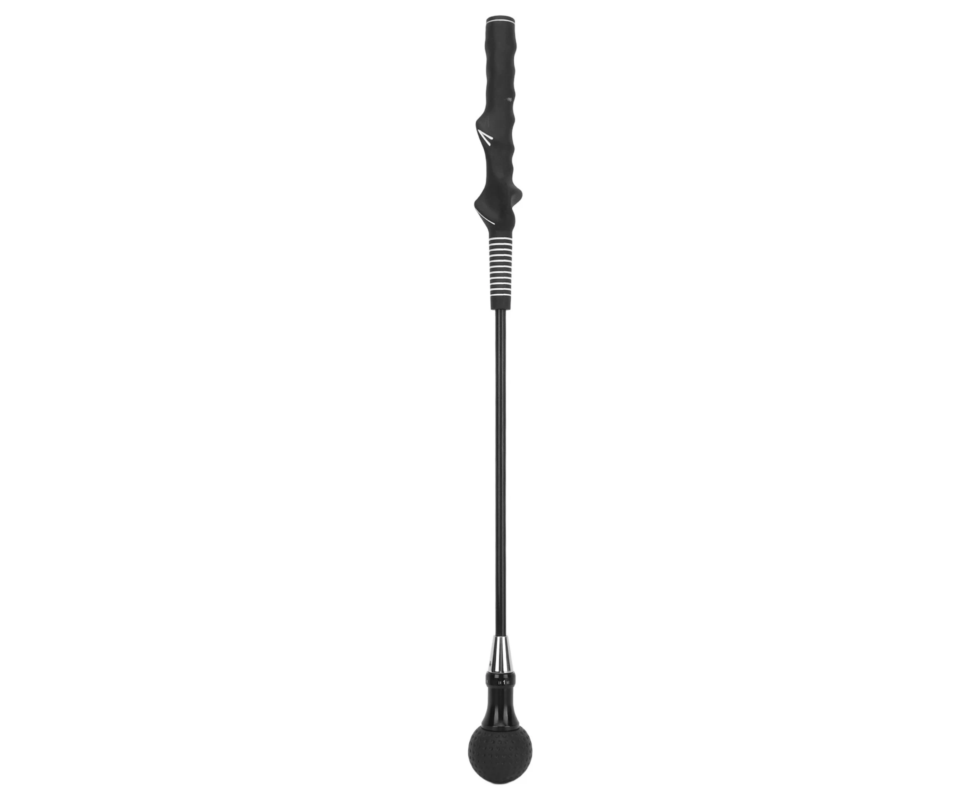 Golf Swing Training Aid Golf Swing Trainer Aid Golf Practice Warm Up Stick for Strength Flexibility Tempo Training 5 Adjustable Sound Levels Black