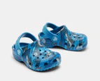 Crocs Toddler Shark Classic Clog - Prep Blue