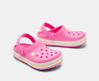 Crocs Kids' Crocband Clogs - Electric Pink/Cantaloupe