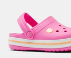 Crocs Kids' Crocband Clogs - Electric Pink/Cantaloupe