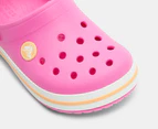 Crocs Toddler Crocband Clogs - Electric Pink/Cantaloupe