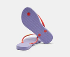 Havaianas Kids' Slim Logo Pop Thongs - Lilac Breeze