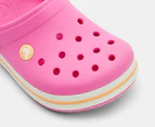 Crocs Kids' Crocband Clogs - Electric Pink/Cantaloupe