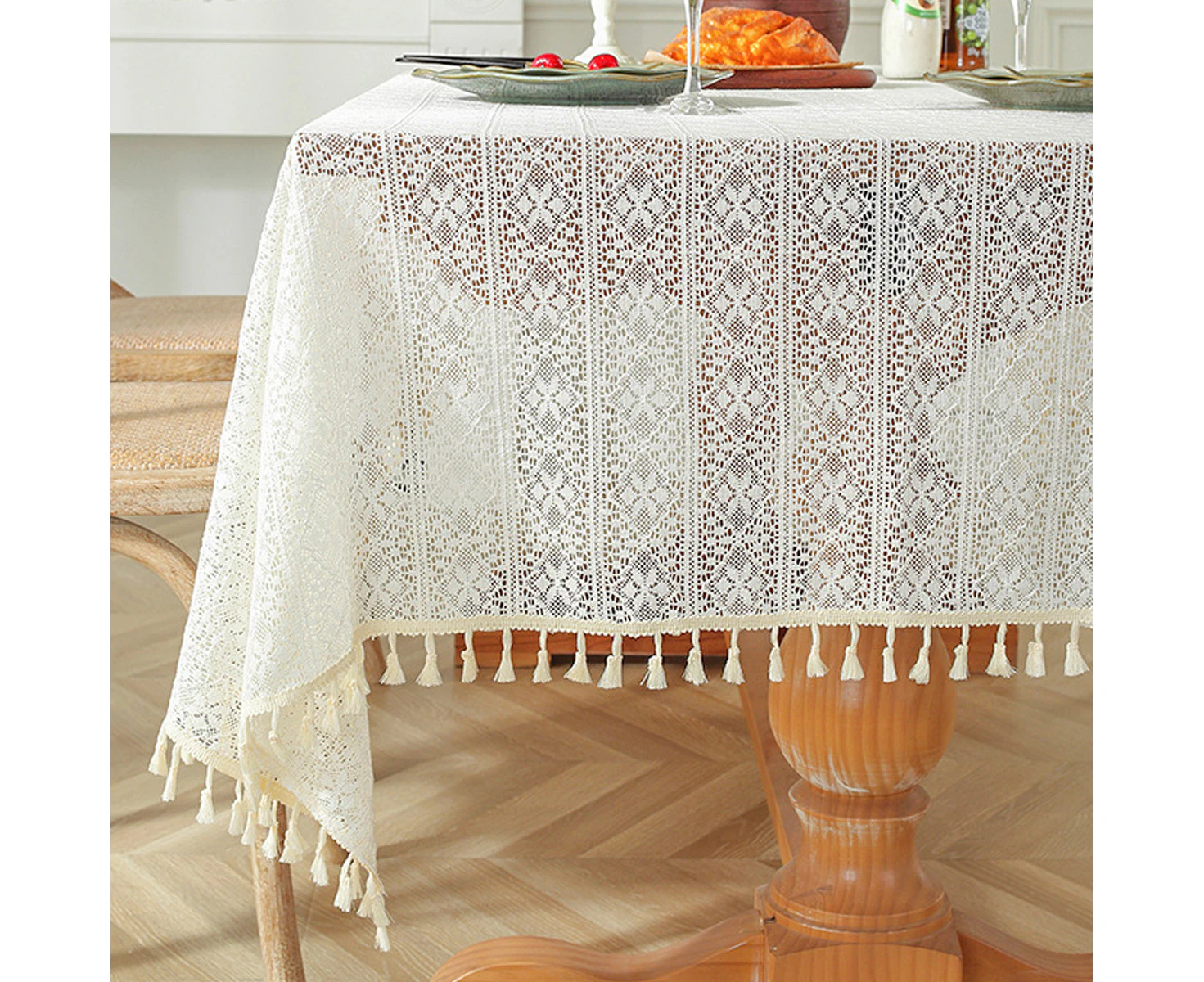 Lace tablecloth  classic wedding cover  party set  bride shower reception decor