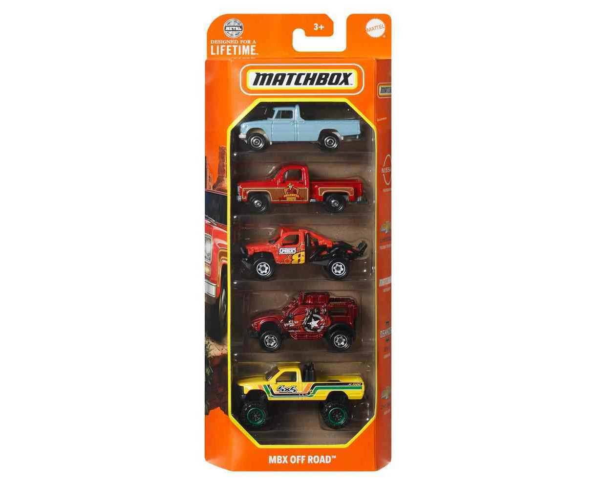 Matchbox Car Collection 5-Pack 2024 Mix 5Y Vehicle - MBX Off Road HVT68