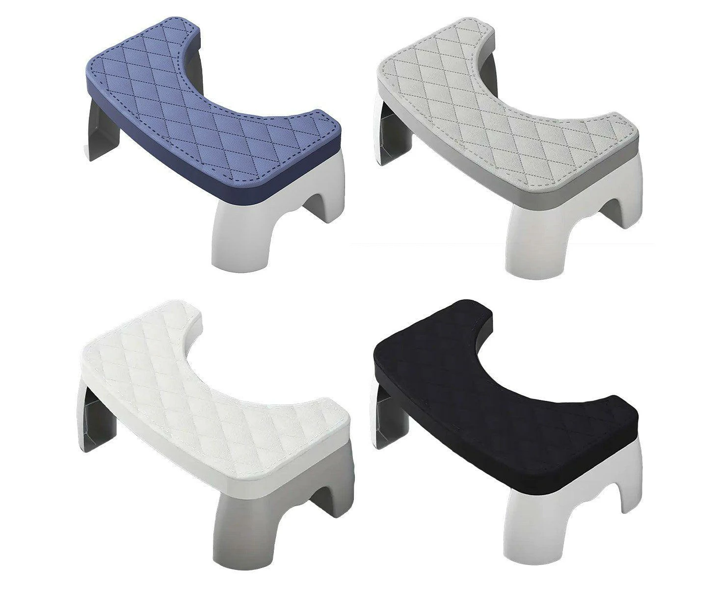 Toilet Stool Anti-Slip Bathroom Footstool for Children Elderly Safe