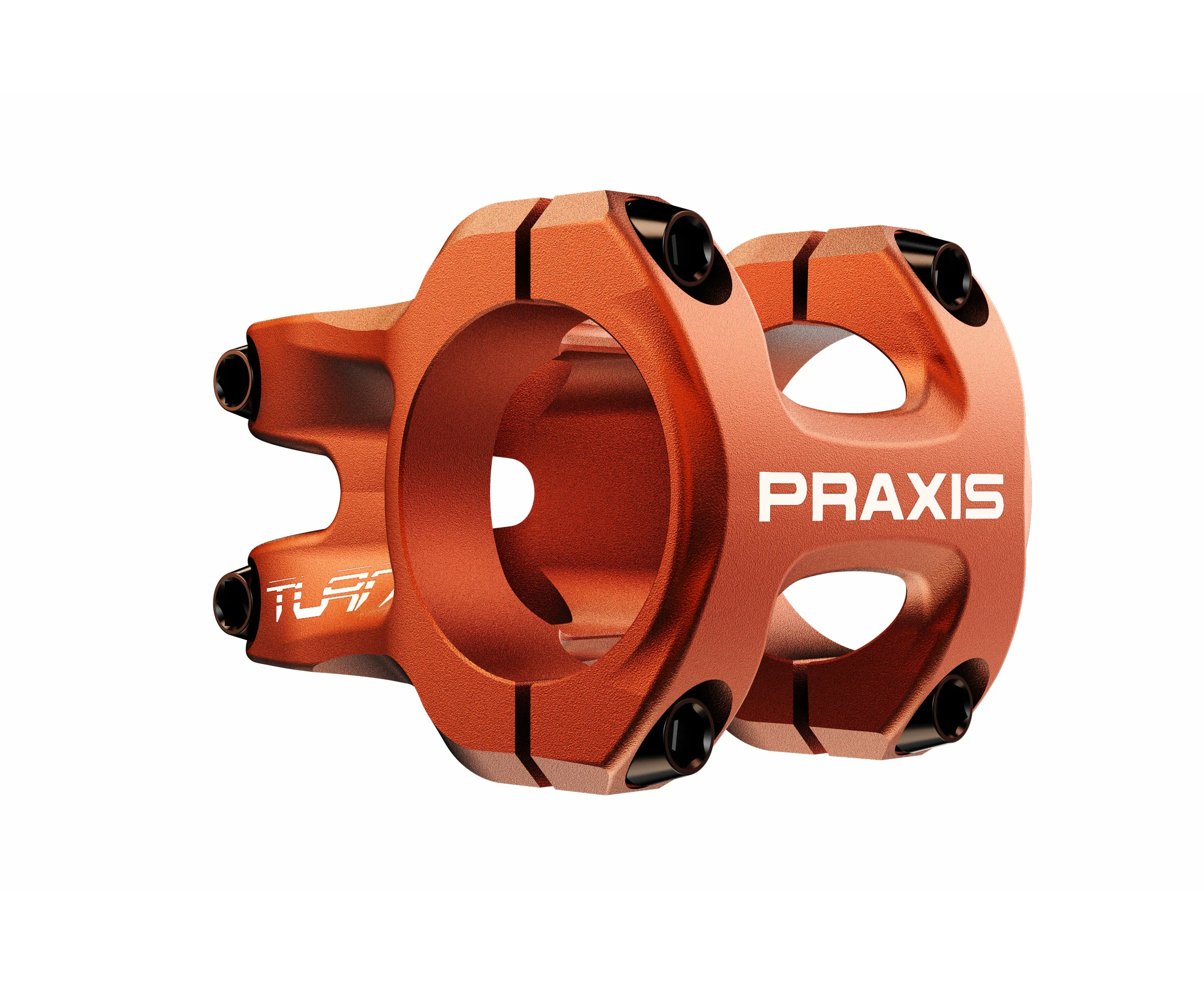 Praxis TURN MTN Stem - Orange, 35- 40mm