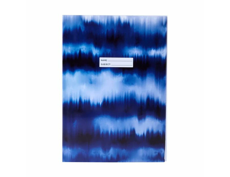 A4 Book Sleeve, Tie Dye, Navy - Anko