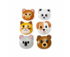 6 Pack Animal Bag Clips - Anko