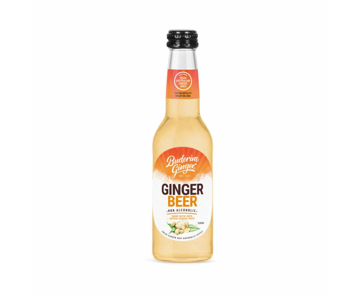 Buderim Ginger Ginger Beer G/F 12x330ml