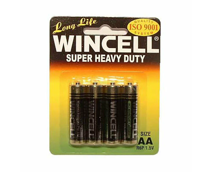 Wincell Aa Super Heavy Duty Batteries-(aabp4sh)