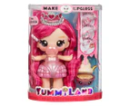 Yummiland Bianca Bubble Gum Large Doll + Lip Gloss Pet