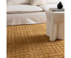 Abasco Sudan Brown Knitted Wool Rug