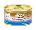 24 x Fancy Feast Gravy Lovers Cat Food Ocean Whitefish & Tuna Feast in Gravy 85g