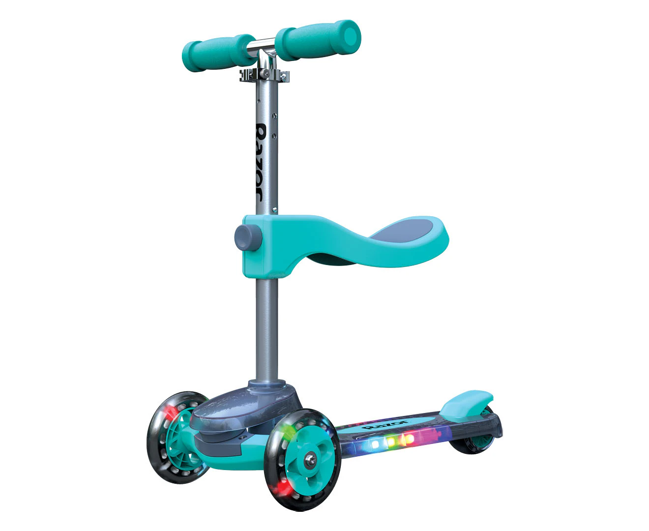 Razor Rollie DLX 2-in-1 Convertible Scooter - Teal