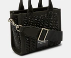 Marc Jacobs The Crystal Canvas Mini Tote Bag - Black