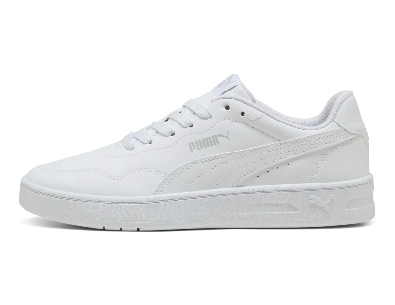 Puma Women's Court Lally Sneakers - White/Cool Light Grey