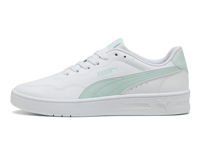 Puma Women's Court Lally Sneakers - White/Peaceful Blue