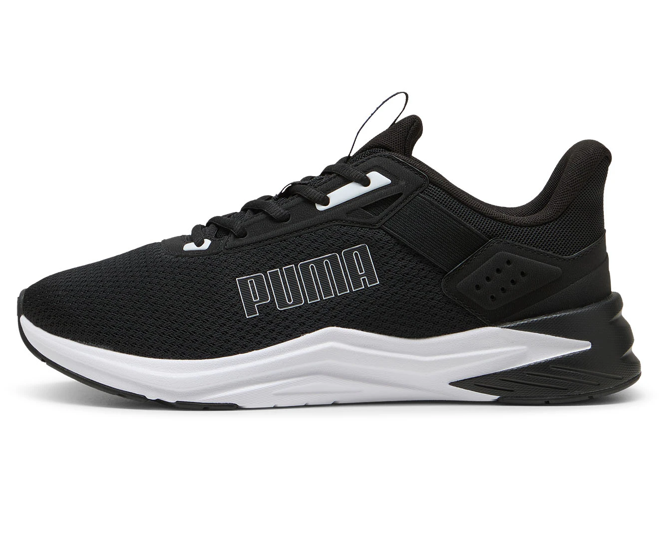 Puma Unisex FTR Wave Running Shoes - Black/White