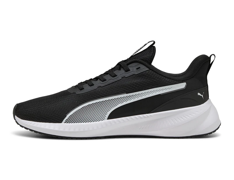 Puma Unisex Flyer Lite 3 Running Shoes - Black/White