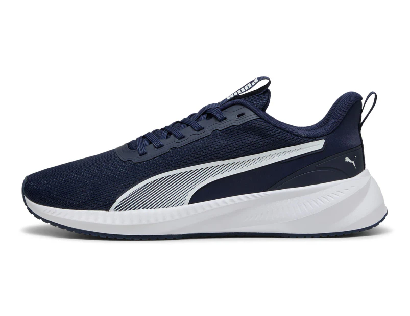 Puma Unisex Flyer Lite 3 Running Shoes - Navy/White