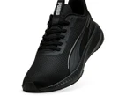 Puma Unisex Flyer Lite 3 Running Shoes - Black/Silver