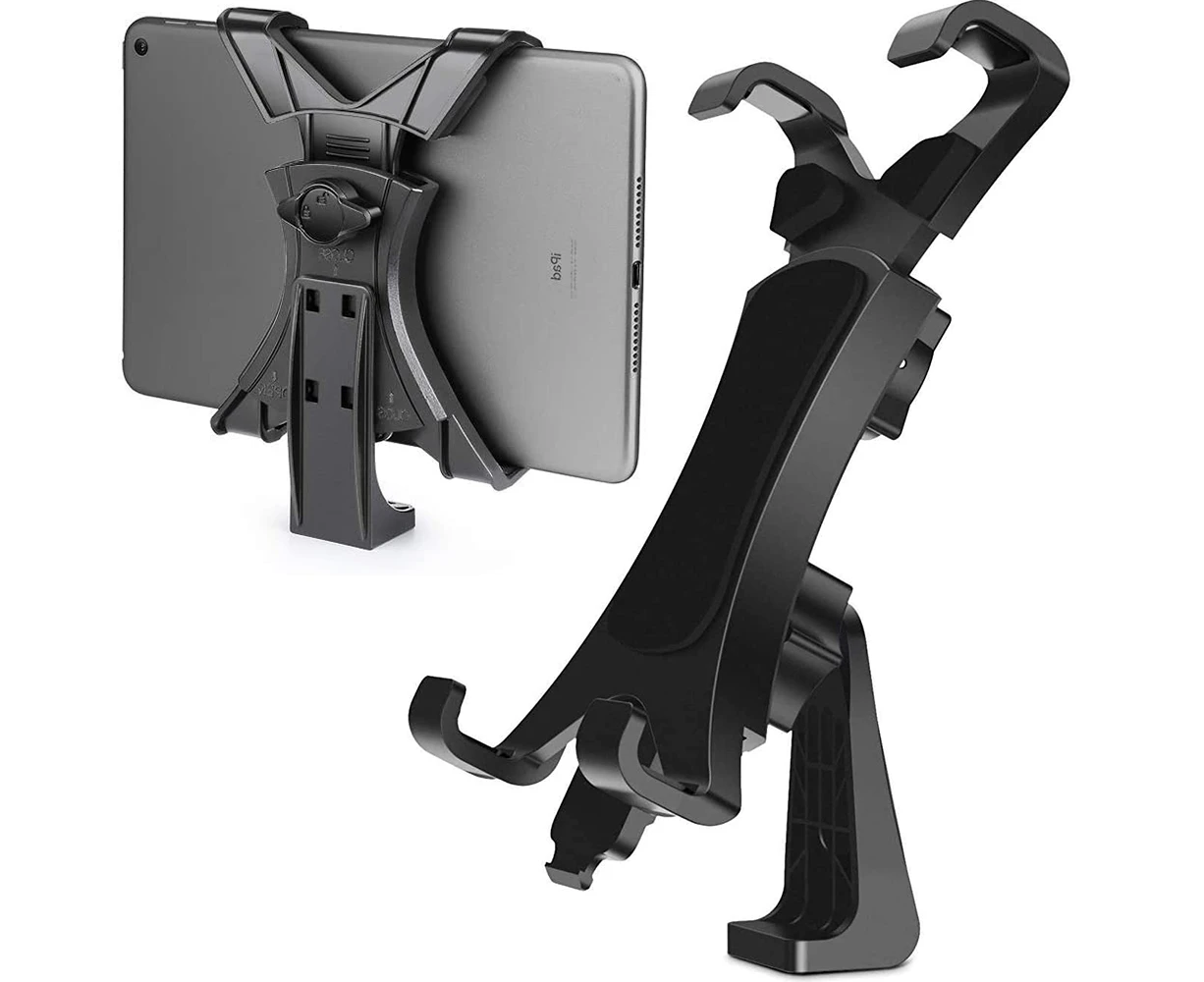 Mobile Phone Holder, iPad Clamp, Tablet Clamp 2-in-1 Tablet Tripod Mount, Quick Rotation, Tilt Adjustable