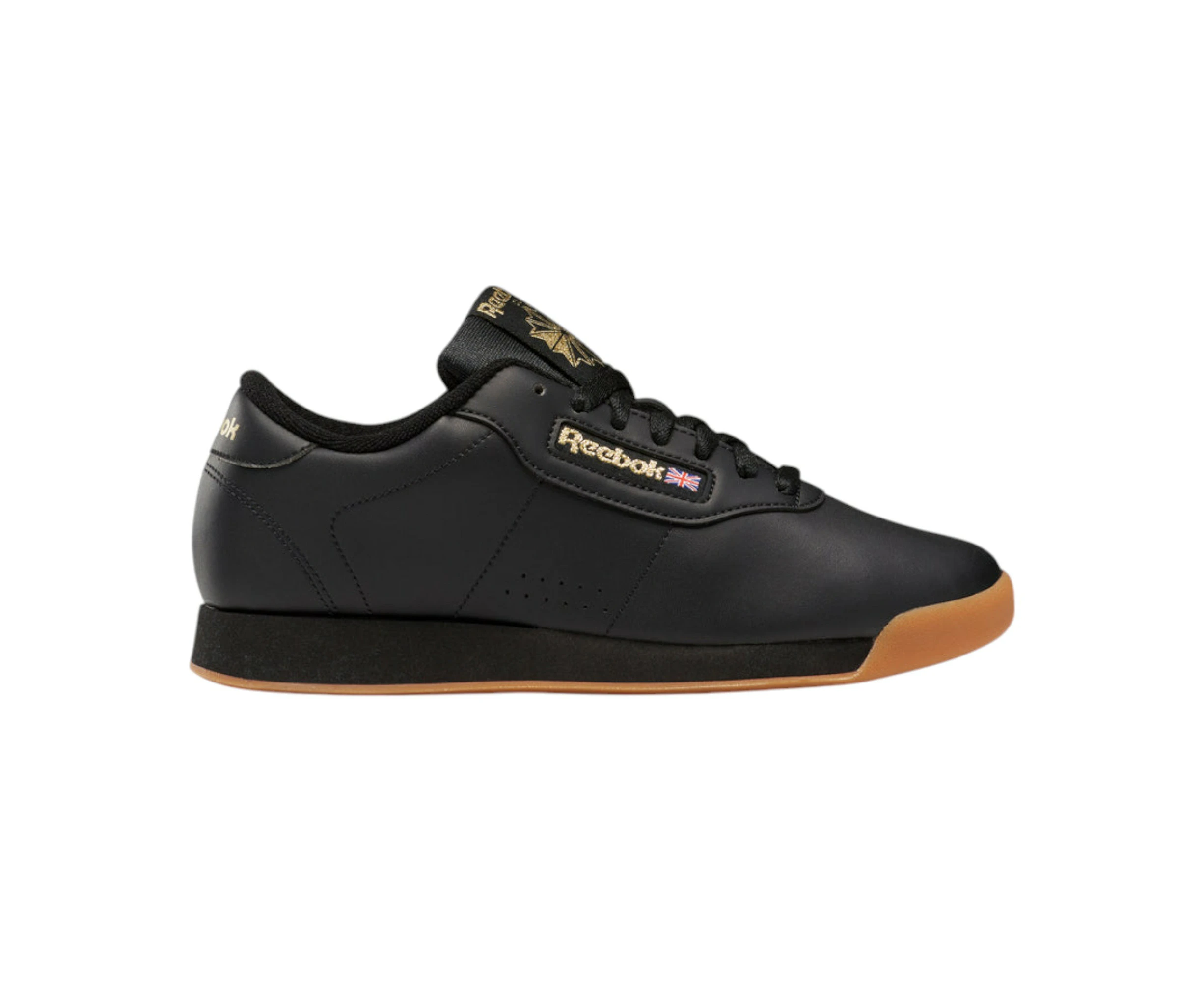 Womens Reebok Princess Black/ Gum Casual Shoes Leather