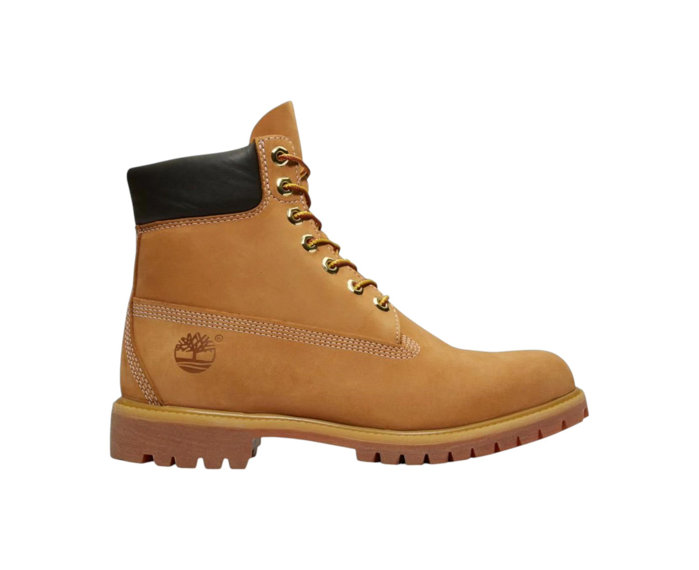 Timberland Mens Premium 6-Inch Wheat Nubuck Waterproof Boots Leather