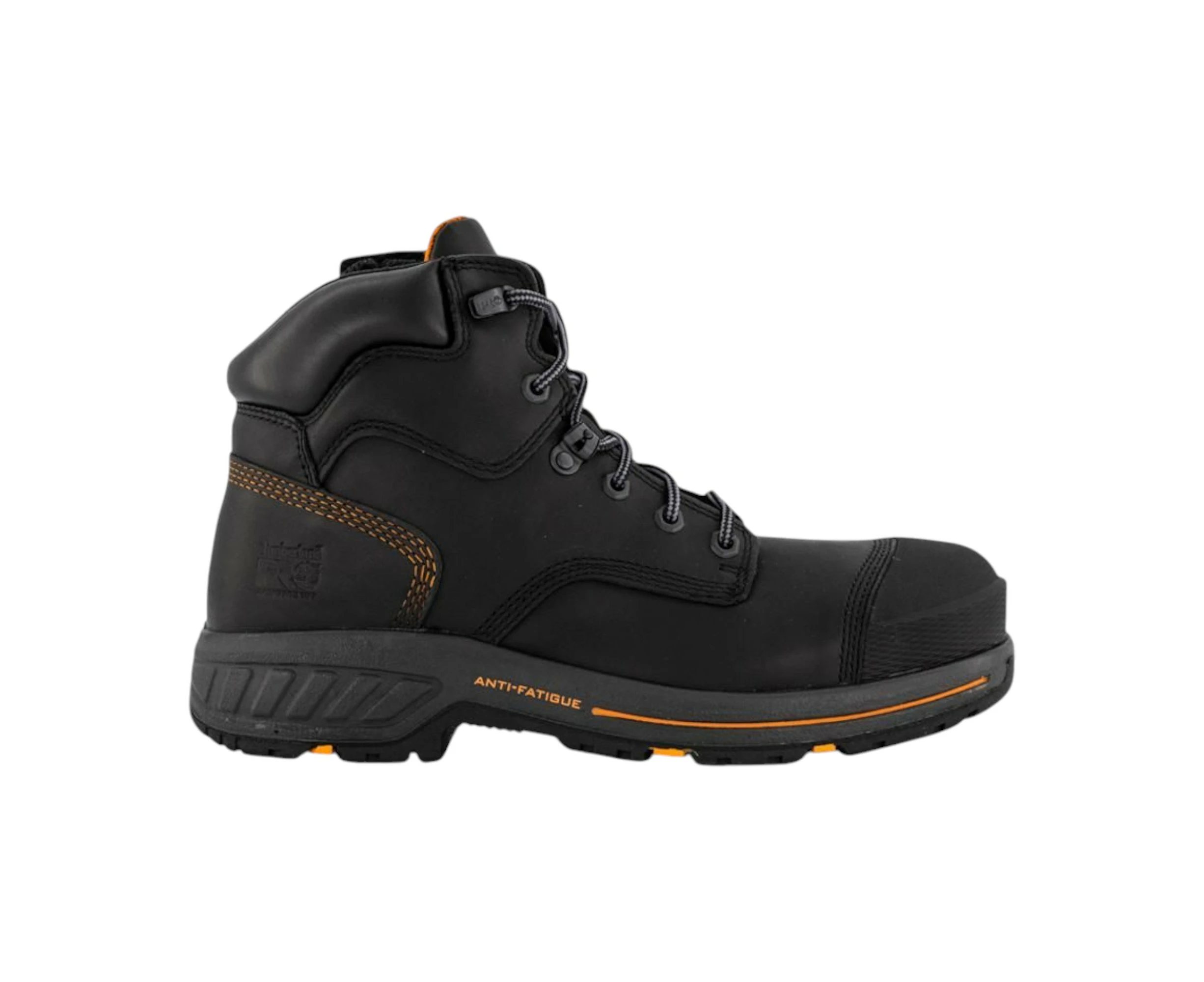 Timberland Mens Pro Helix Hd 6-Inch Composite Toe Black Work Boot Leather