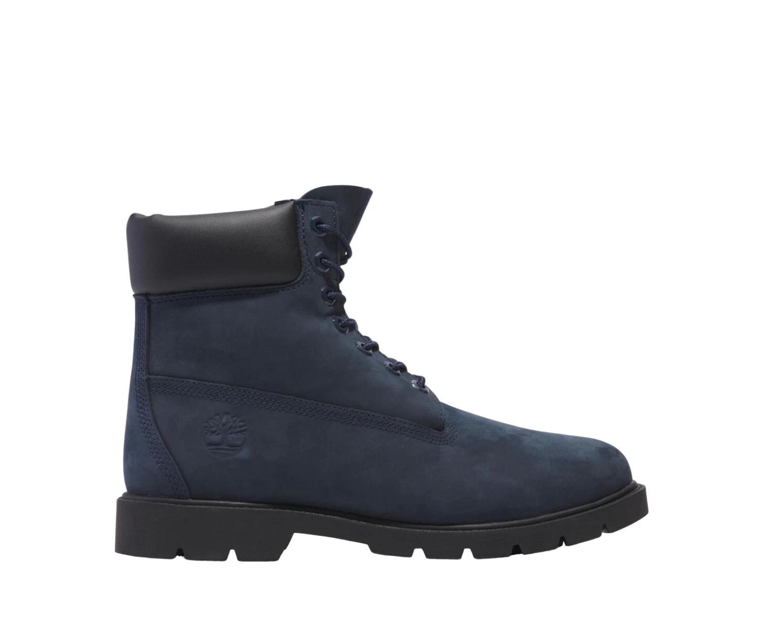 Mens Timberland Classic 6-Inch Waterproof Dark Blue Nubuck Boot Leather