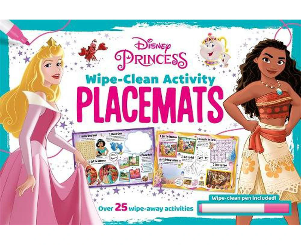 Disney Princess: Wipe-clean Activity Placemats