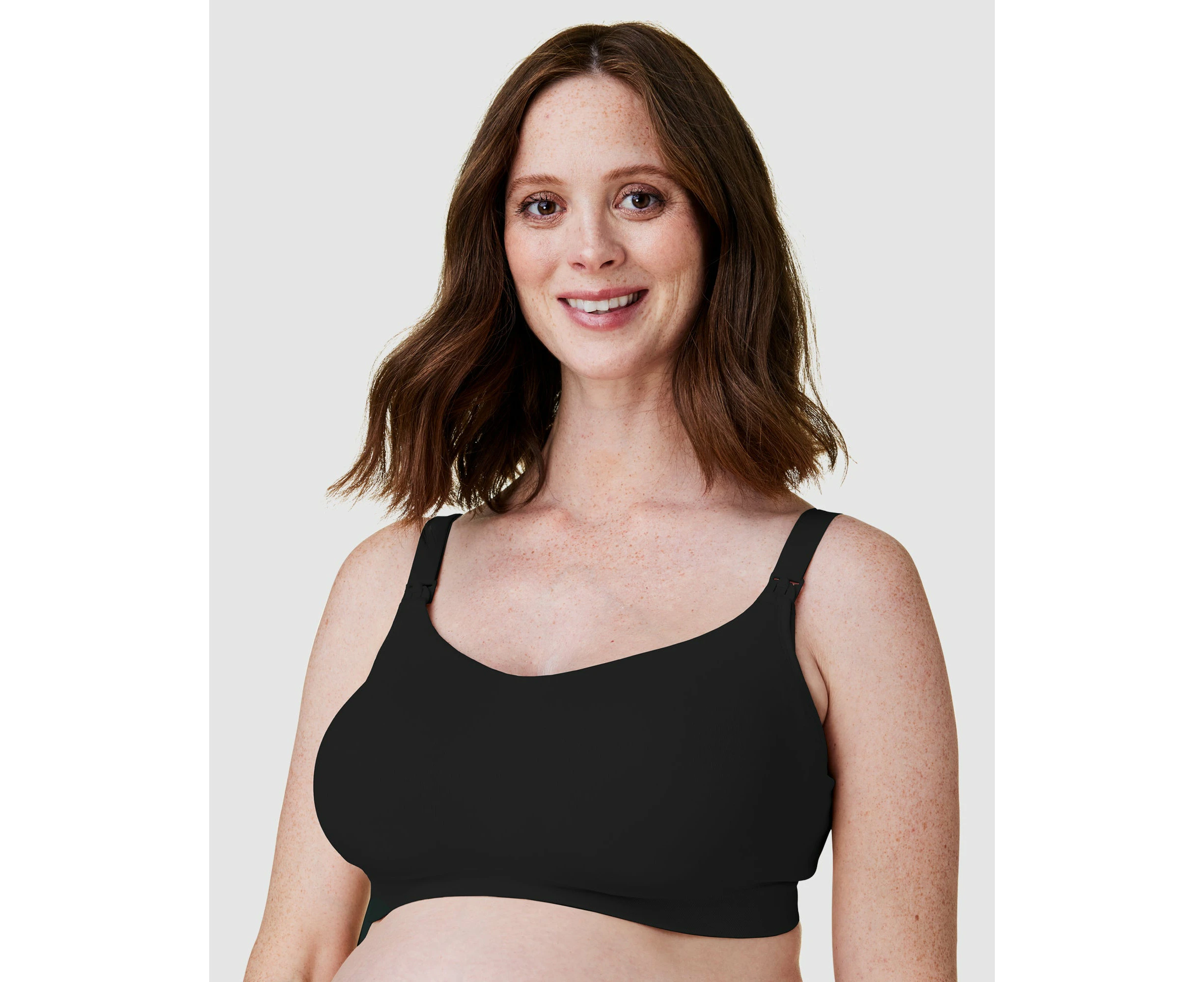 BRAVADO Intrigue Wirefree Moulded Maternity & Nursing Bra in Black