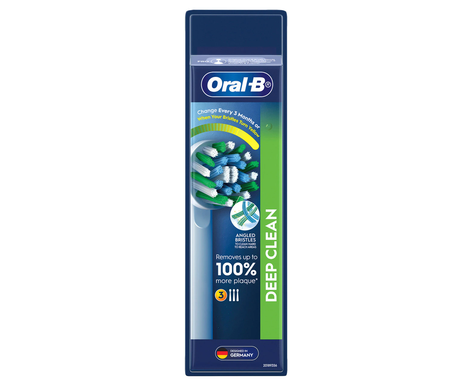 Oral-B Deep Clean Electric Toothbrush Refill, 3 Pack