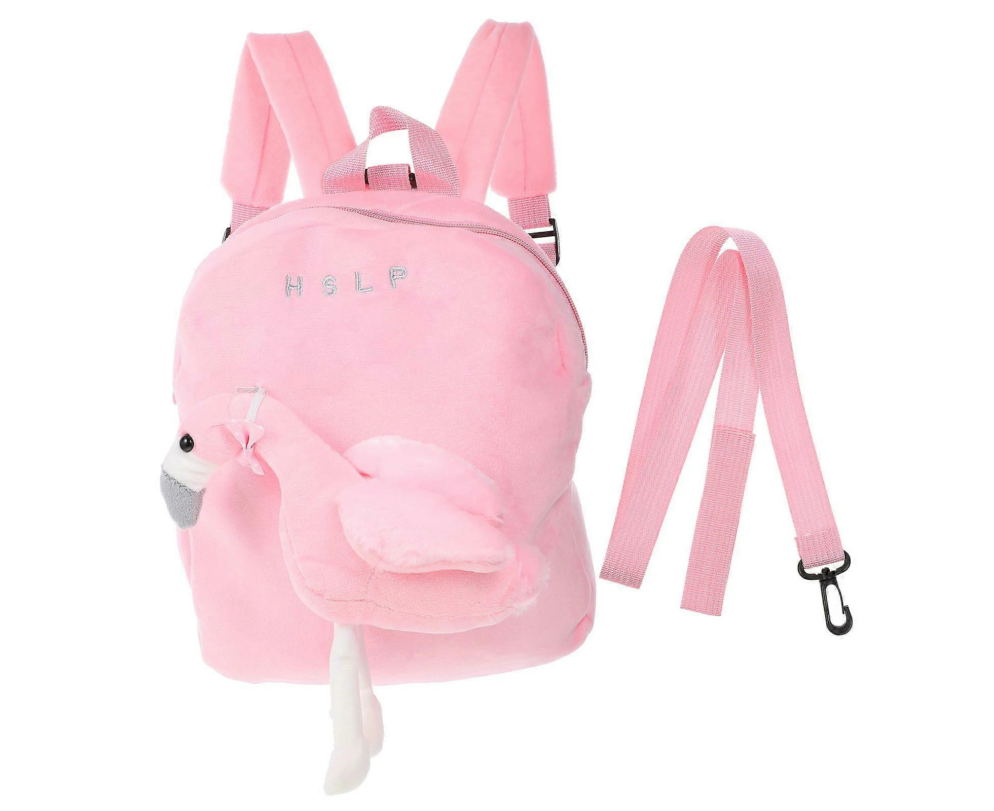 Girl Backpacks Girls Backpack Creative Plush Backpack Casual Storage Bag Flamingo Backpack28X24X3cm