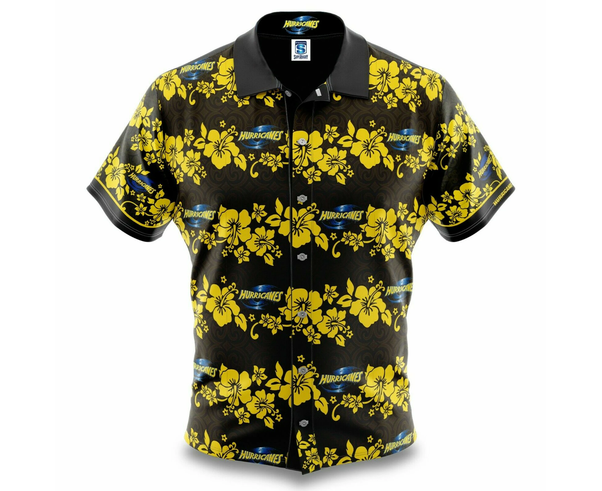 Wellington Hurricanes Super Rugby 2020 Hawaiian Shirt Polo Shirt Sizes S-5XL!