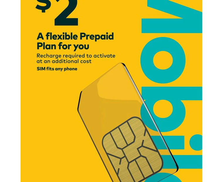 Optus Prepaid Voice SIM (2 AUD)