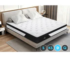 STARRY EUCALYPT Mattress Euro Top Foam Bed Queen Double King Single 18cm