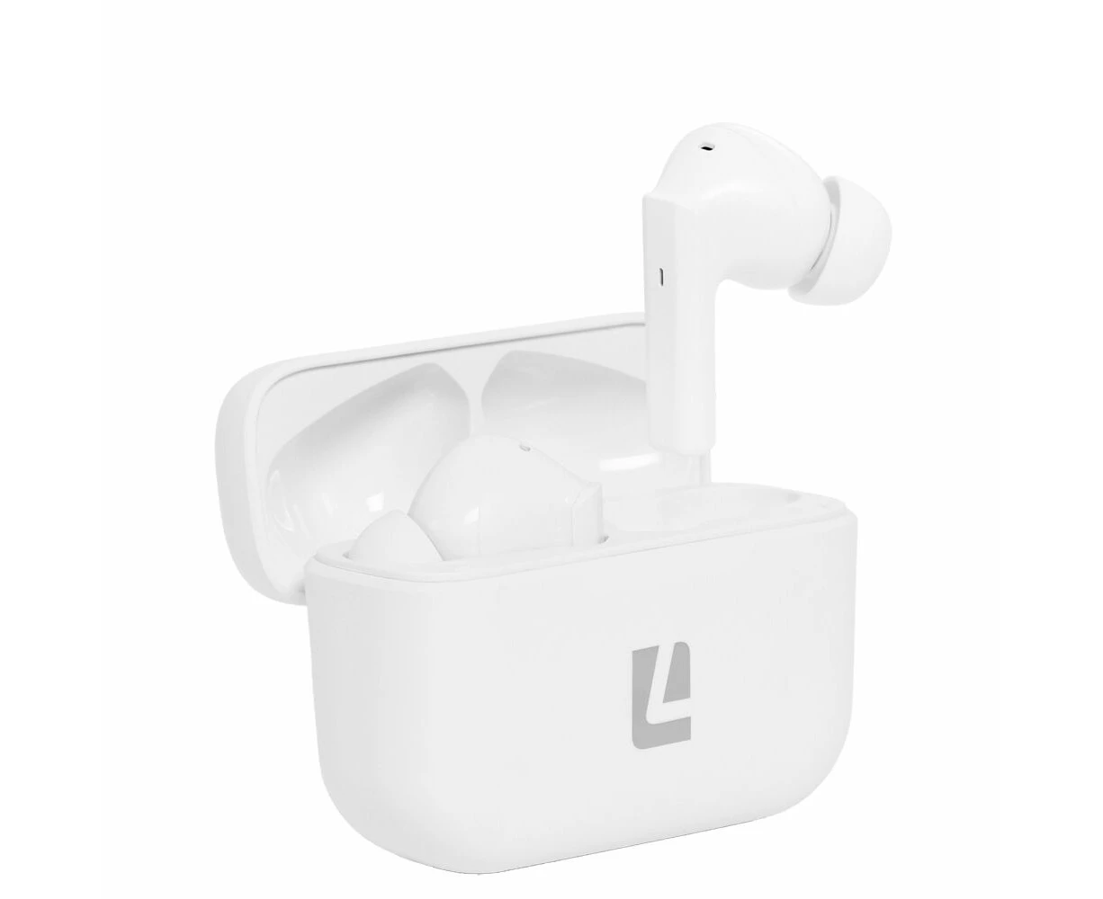 Liquid Ears Active Noise Cancellation True Wireless Bud Earphones White