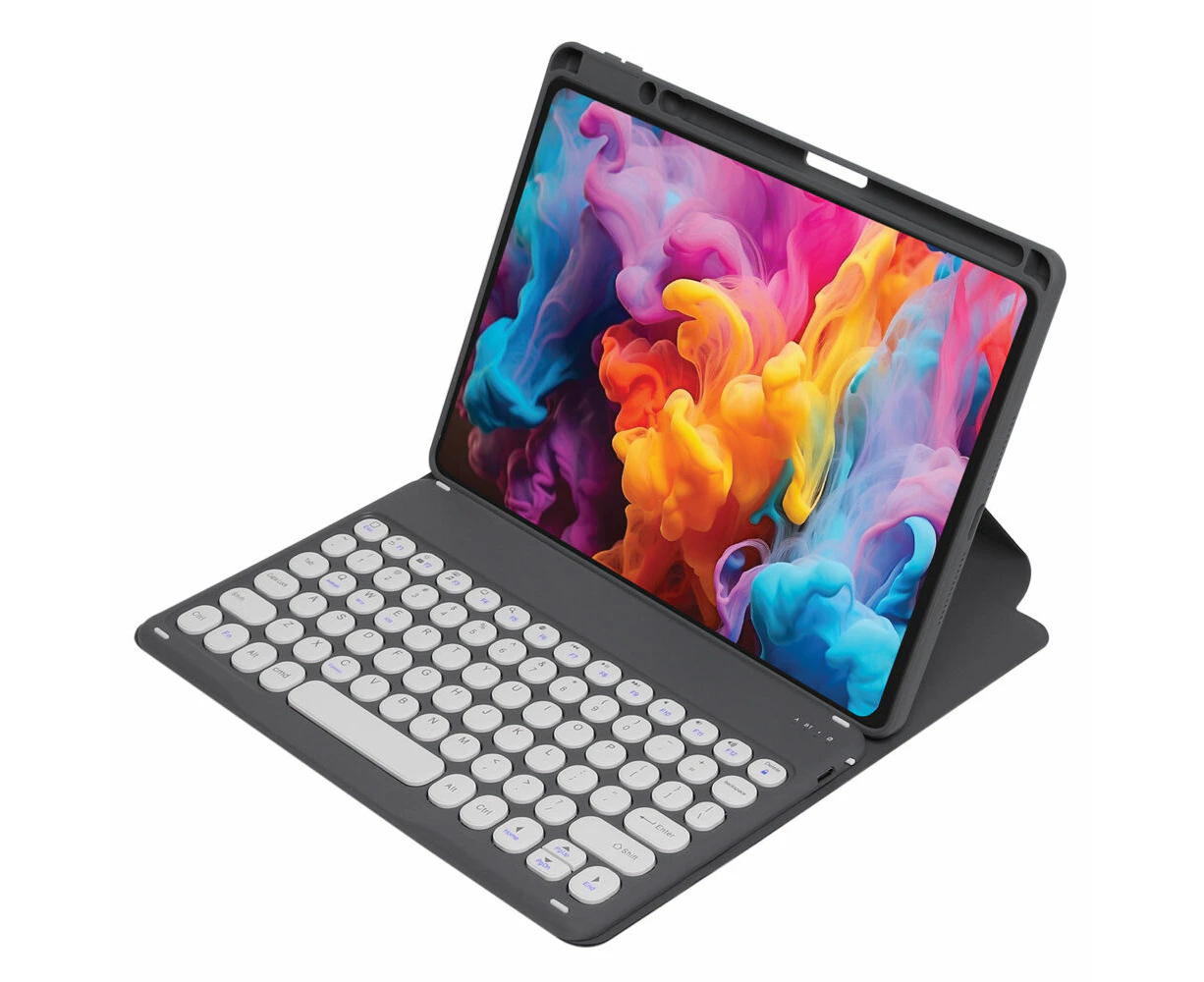 Techxtras Tablet Case with Wireless Keyboard for iPad 10.2" Space Grey