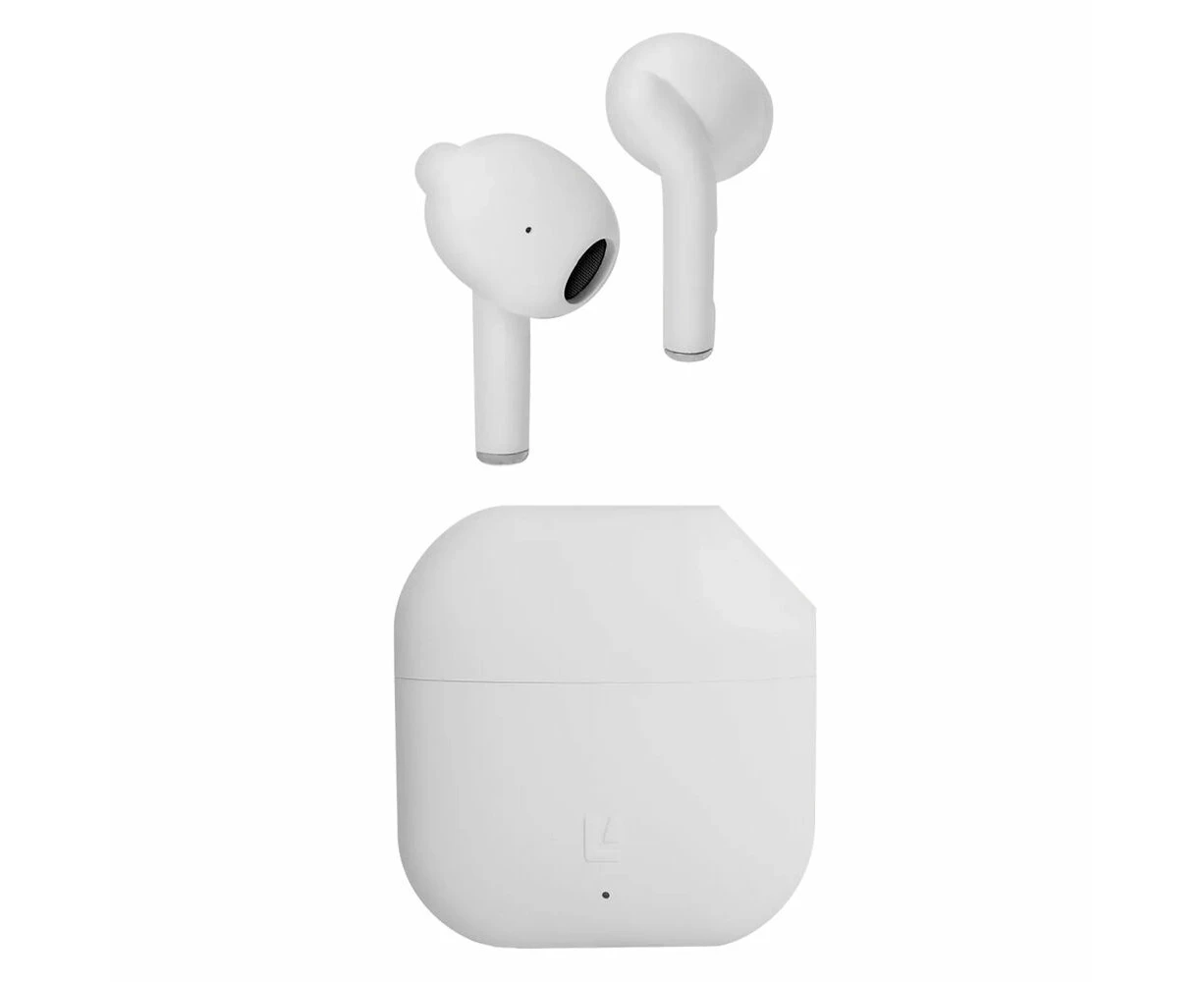 Liquid Ears True Wireless Stereo Bluetooth Touch Control Stem Earphones White