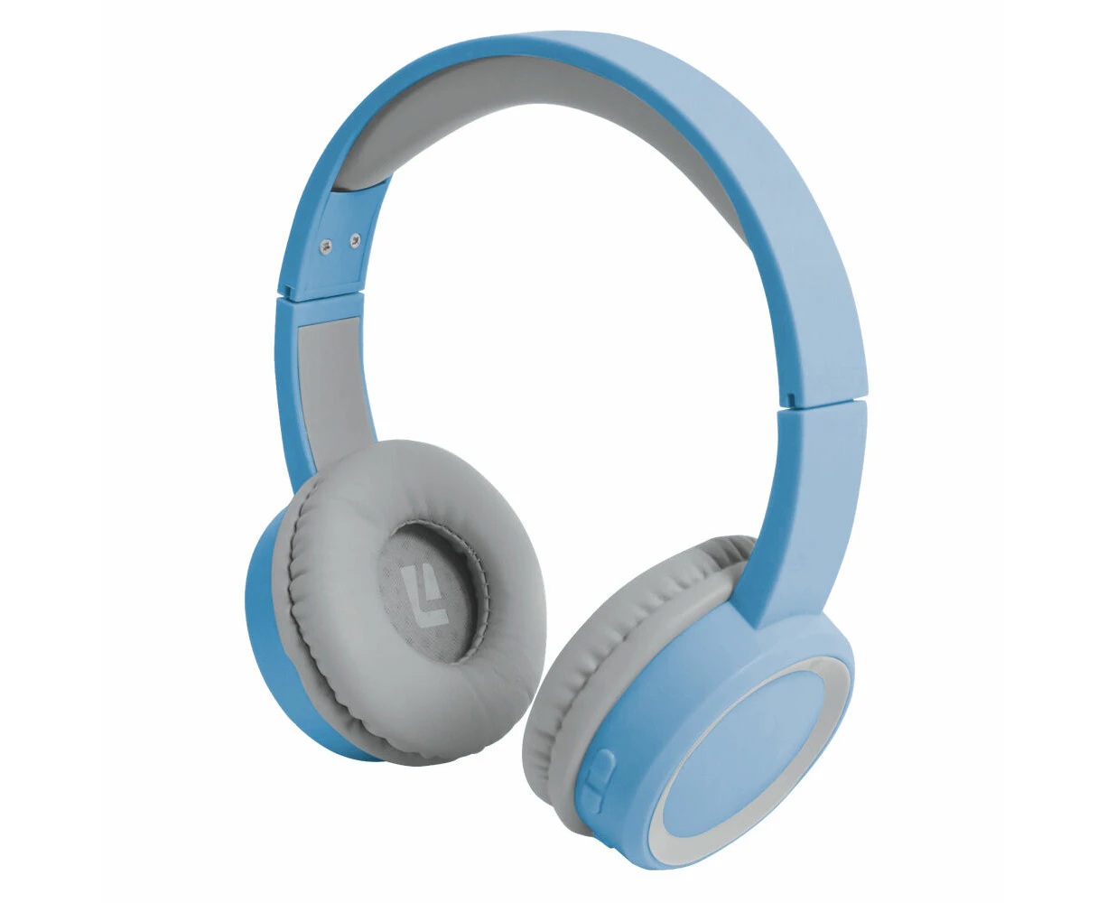 Liquid Ears Kidz Wireless On-Ear Volume Limited Adjustable Headphones Blue