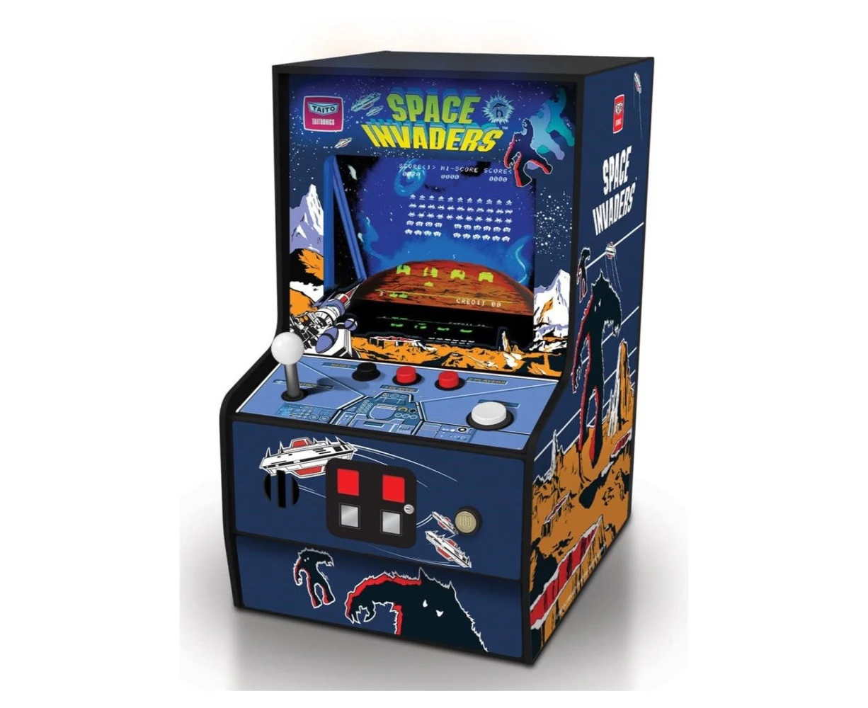 My Arcade Space Invaders Micro Player: Mini Arcade Machine Video Game, Fully Playable, 6.75" Collectible Premium Edition