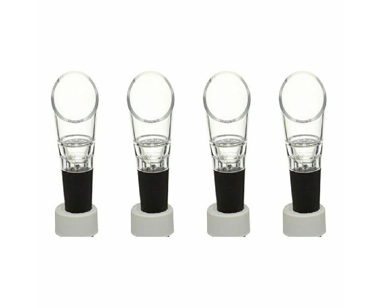 4x Winex Wine Bottle Pourer Aerator/Aerating Spout Server Barware Accessory