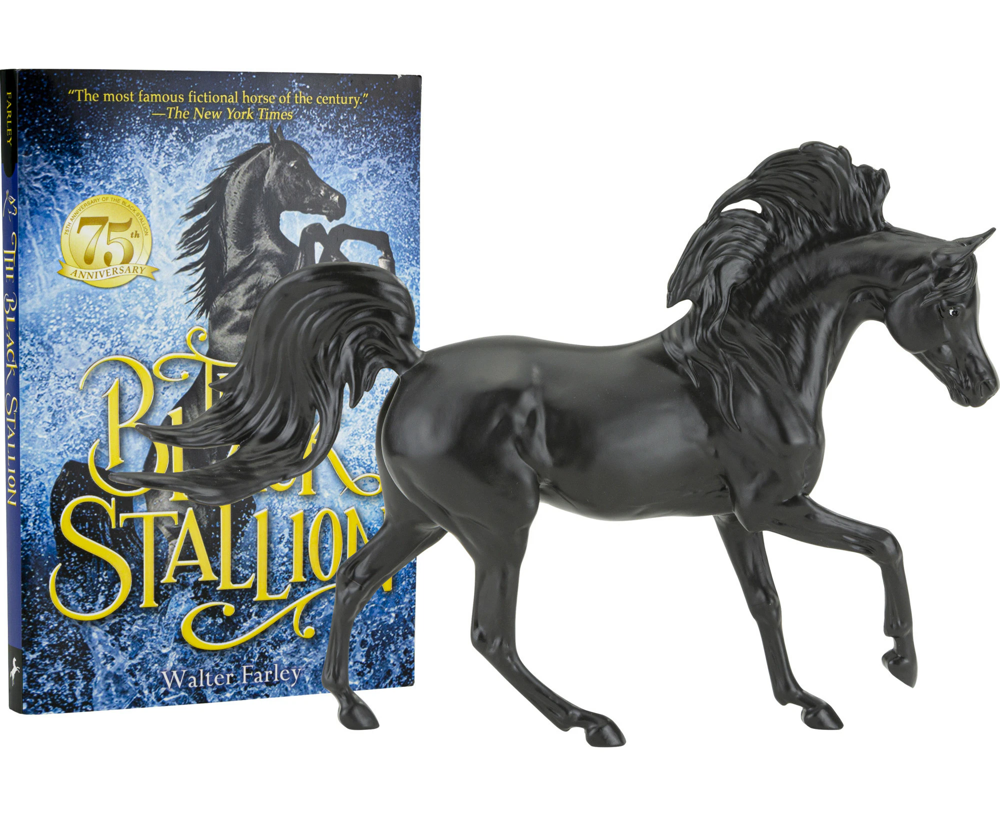 Breyer Freedom Black Stallion Horse & Book Set